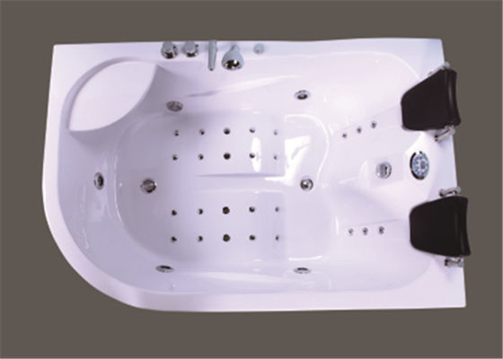 承認される独特なアークの形のジャクージの渦の浴槽2人のセリウムUL ETL サプライヤー