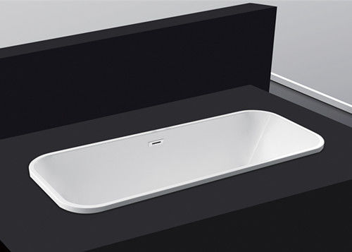 二重端67インチの正方形の浸るたらいの現代スーツの支えがない浴槽の小部屋の低下