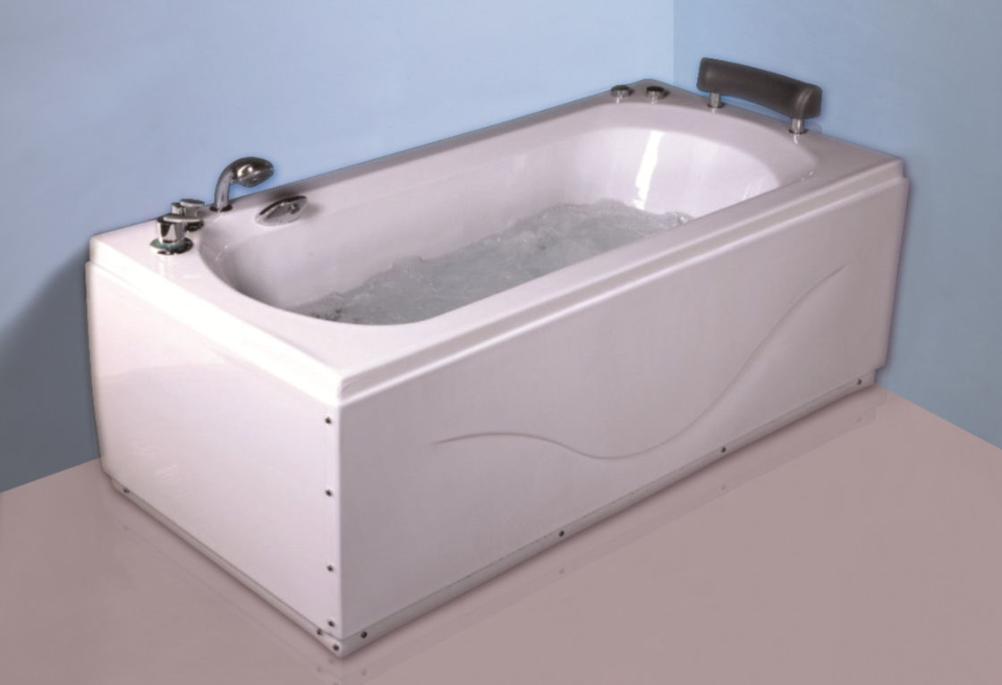 白い色の空気スイッチ制御を用いる小型屋内温水浴槽の長方形