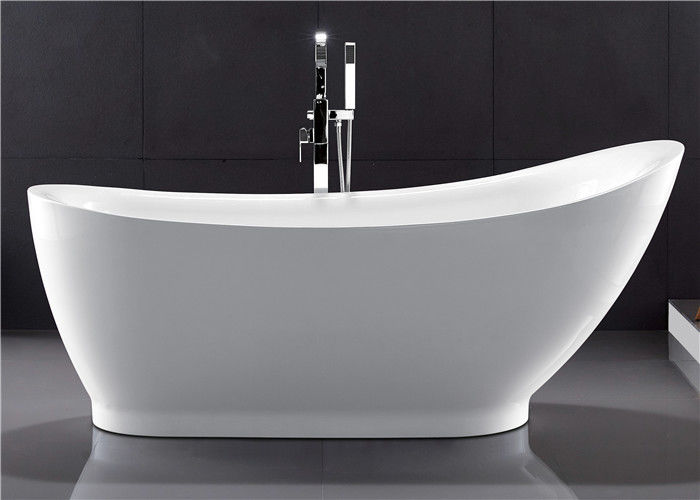コックによってカスタマイズされる色の優雅な楕円形の支えがない浸る浴槽