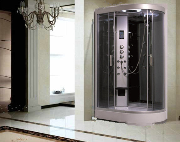 セクターの形の着席の浴槽が付いている大きい象限儀のシャワーのキュービクルのシャワーのコーナーの単位
