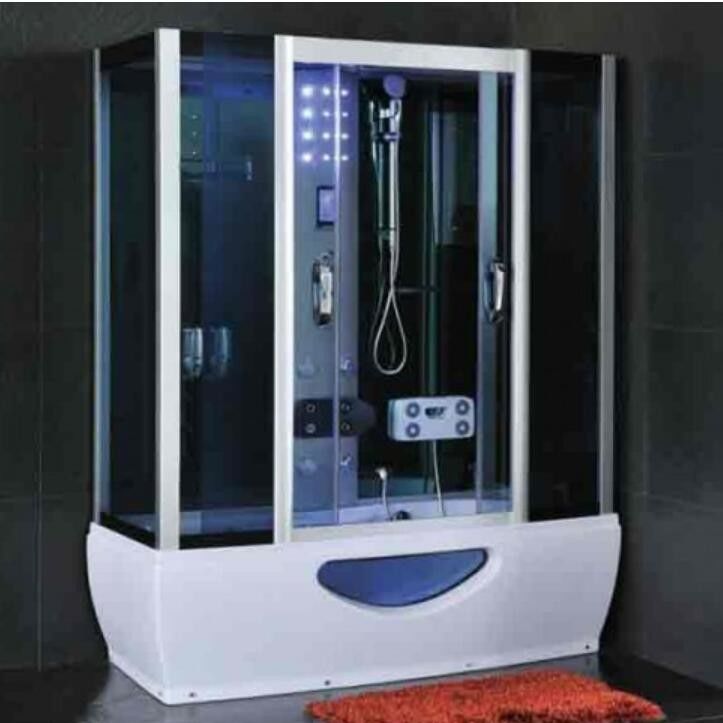 コンボ引き戸の蒸気の部屋およびシャワーとの現代長方形のシャワーのエンクロージャ
