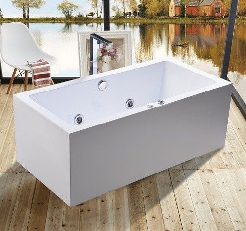 支えがない浴槽/屋内ジャクージの温水浴槽を浸す1600mmの屋内現代的な白